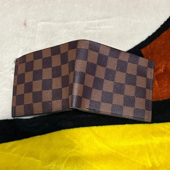 Louis Vuitton Brown Checkered Wallet